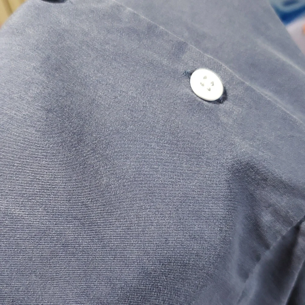 Vetta Button-up Midi Dress, Color "Washed Navy", Sixe XL - Picture 11 of 11